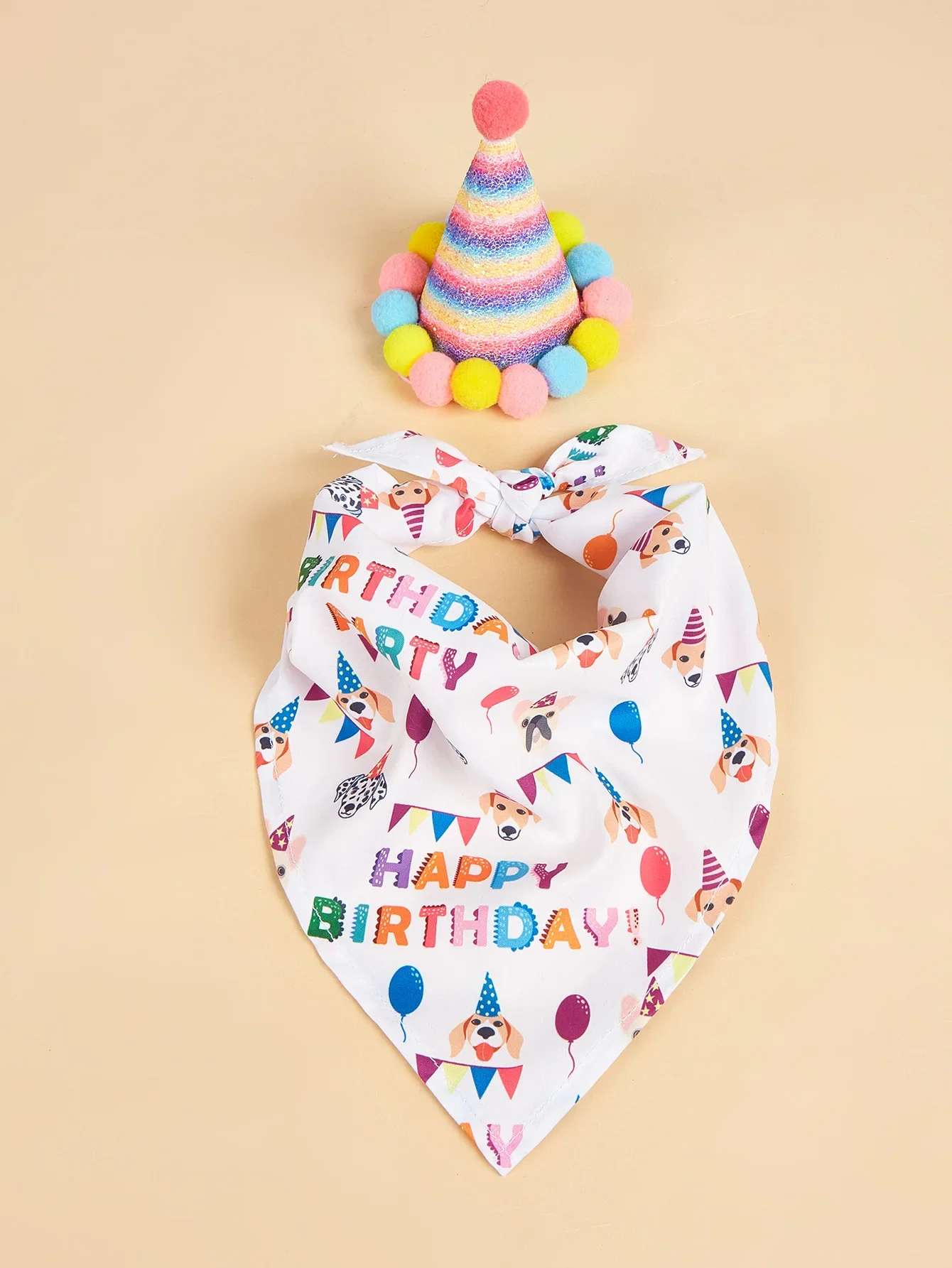 Decoración de Cumpleaños para Perros - Sombreros con Nudo y Bandanas — imagen 7