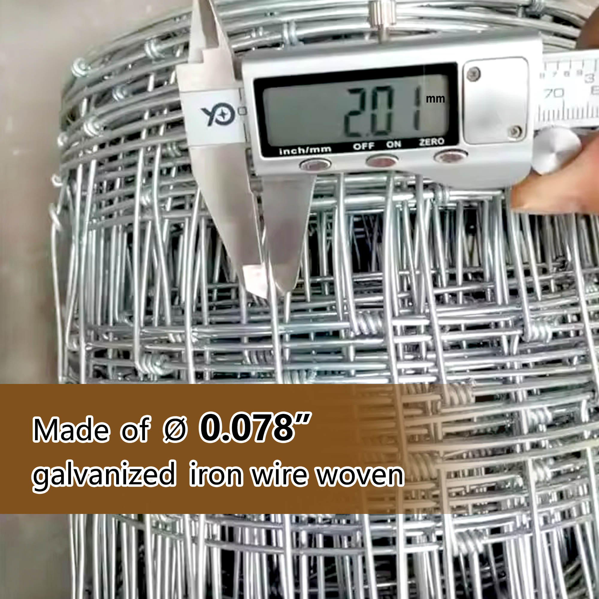 Cercado Avanzado para Granja, Malla Tejida Galvanizada Duradera y Segura — imagen 4