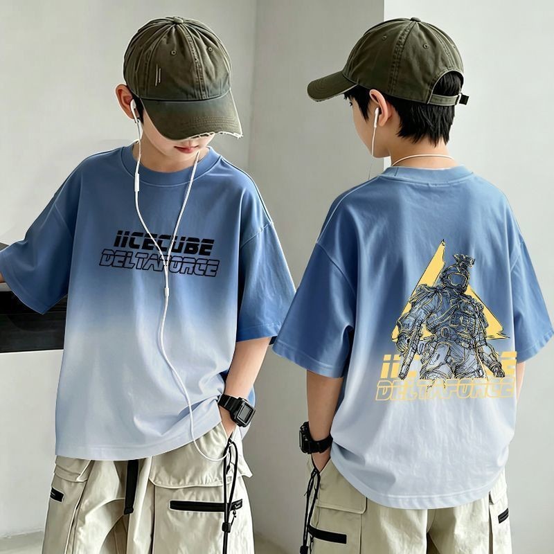 Cool Dragon Short Sleeve T-Shirt for Boys — image 16