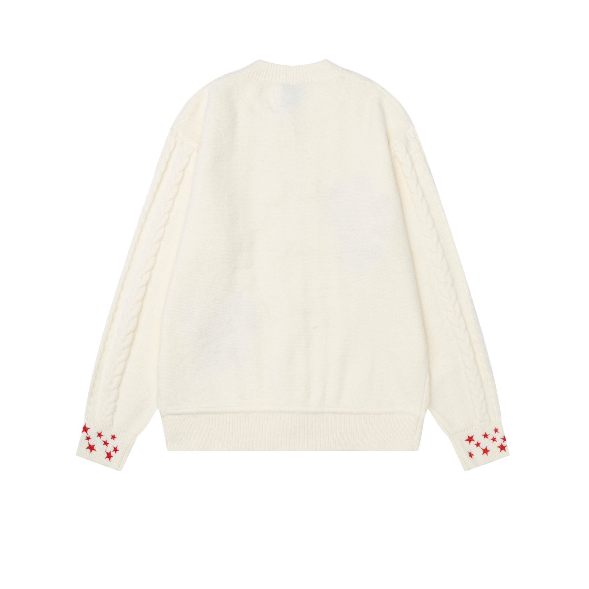 Cat mushroom embroidered loose sweater — image 3