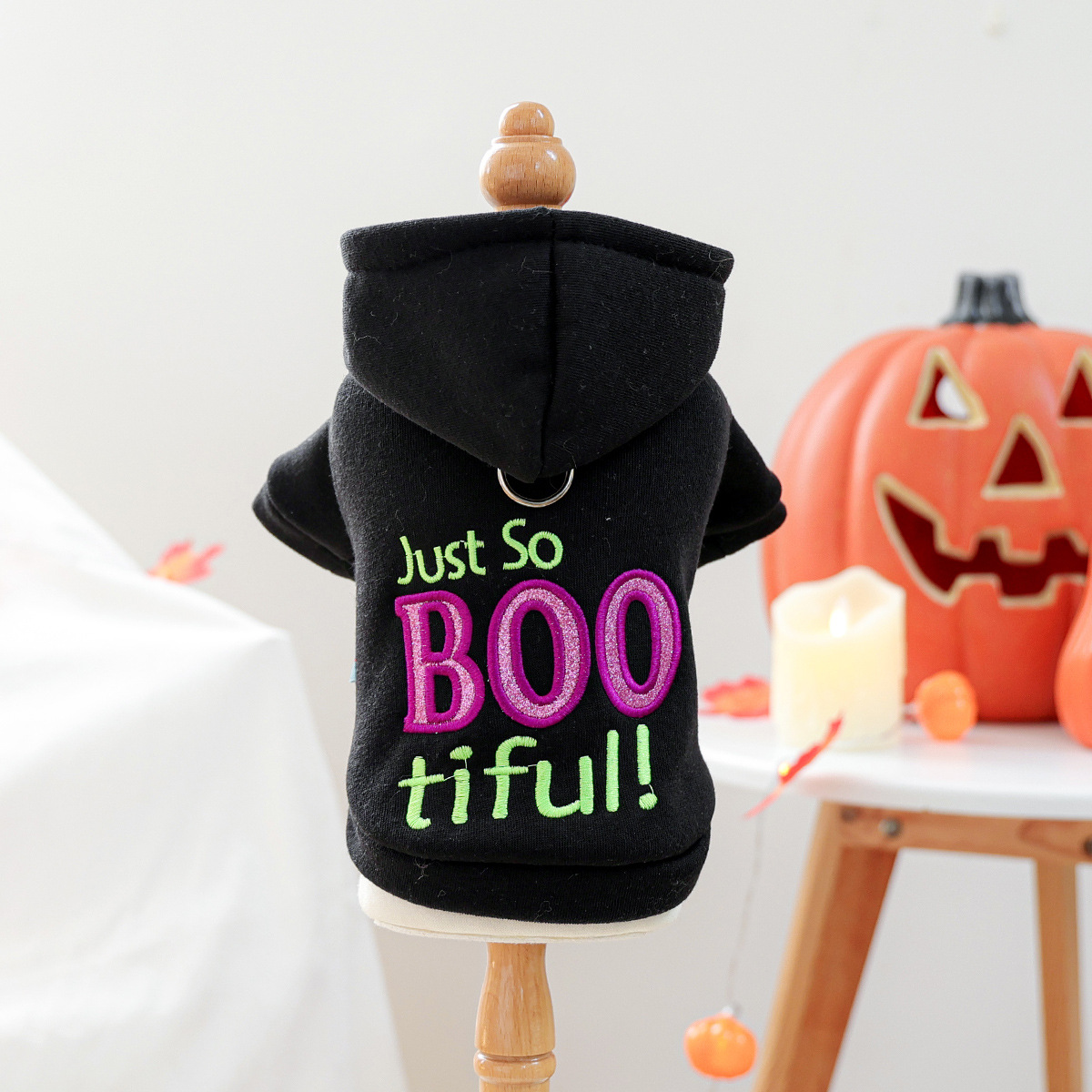 Pet Clothes for Small Dogs and Cats, Halloween Stylish Hoodie, Autumn and Winter Pet Apparel — image 7