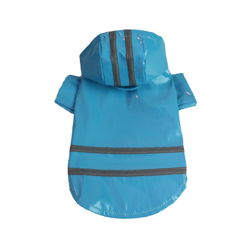 Pet Raincoat with Reflective Strips, Thickened Waterproof Raincoat for Small and Medium Dogs — image 7