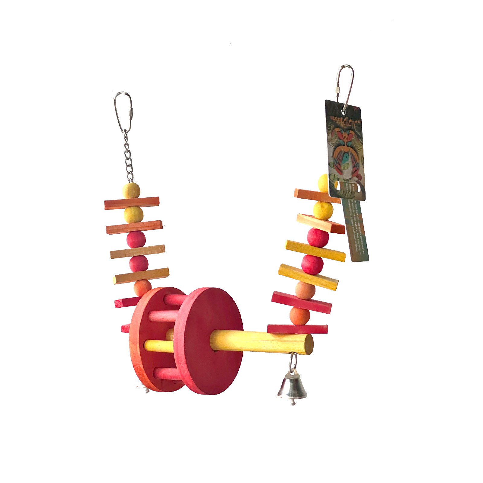Bird Toys For Parrots, Ferris Wheel Swing Handmade Bird Toy Parrot Toys Set — image 1