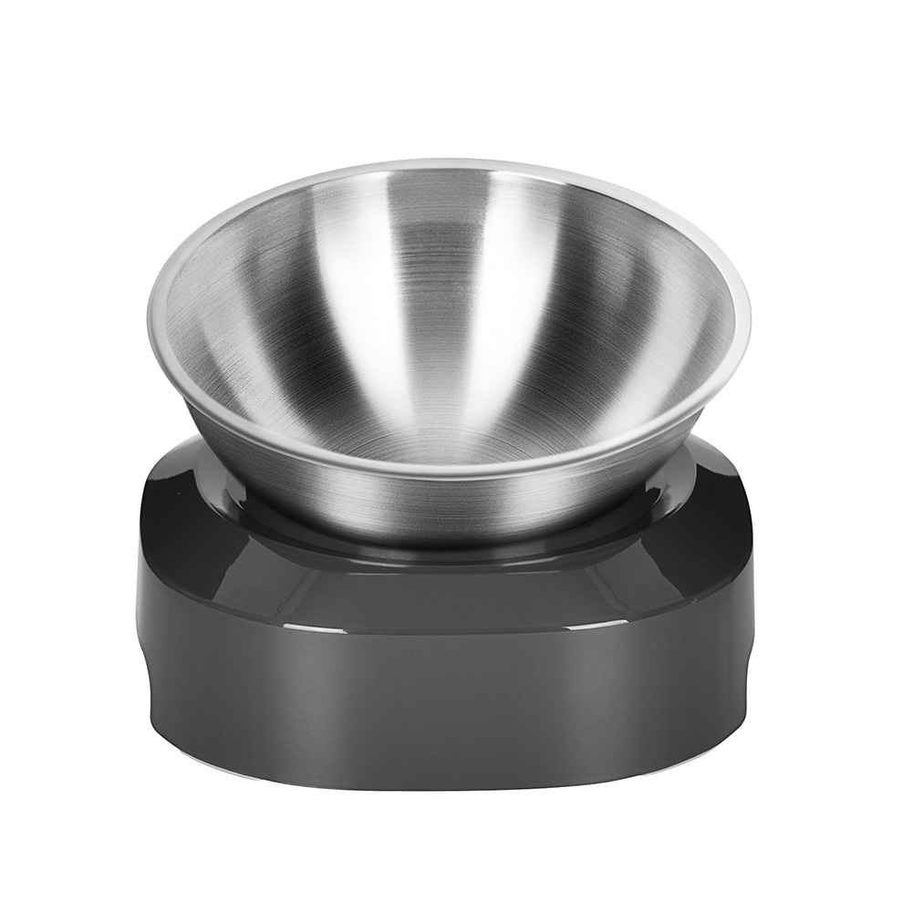 Pet Bowl Feeder Cat Bowl Pet Stainless Steel Dog Bowl Adjustable Inclined Cat Bowl Inclined Water Bowl — image 2