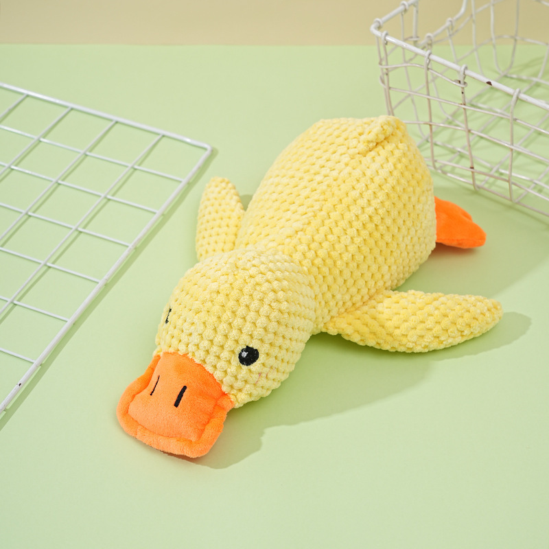 Duck de Plush para Compañero de Perros con Sonido y Función de Limpieza Dental, Divertido para Gatos y Mascotas - Duck de Carga — imagen 3