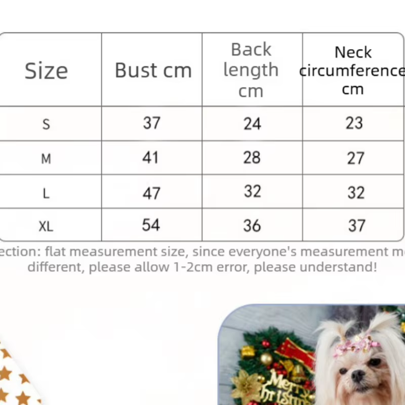 Traje de Navidad para Perros en Tela de Seda Dorada con Cinta Verde y Faldita Princesa — imagen 5