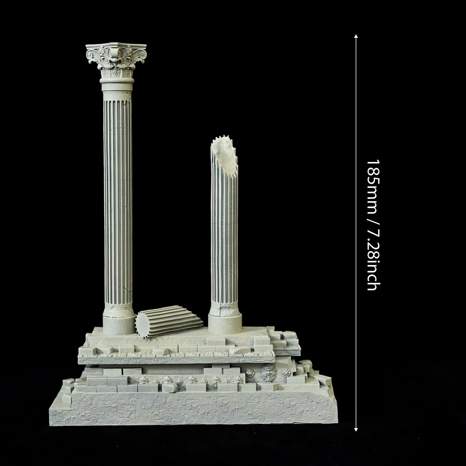 Roman Column Decoration Resin Fish Tank Decor Mini Realistic Beautiful Scenery Decor Accessory Fish Tank Accessories — image 6