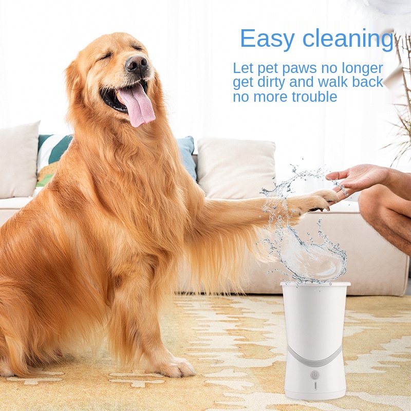 Pet Automatic Foot Washing Cup Smart Automatic Dog Cat Cleaning Paw Pet Cleaning Cup — image 2