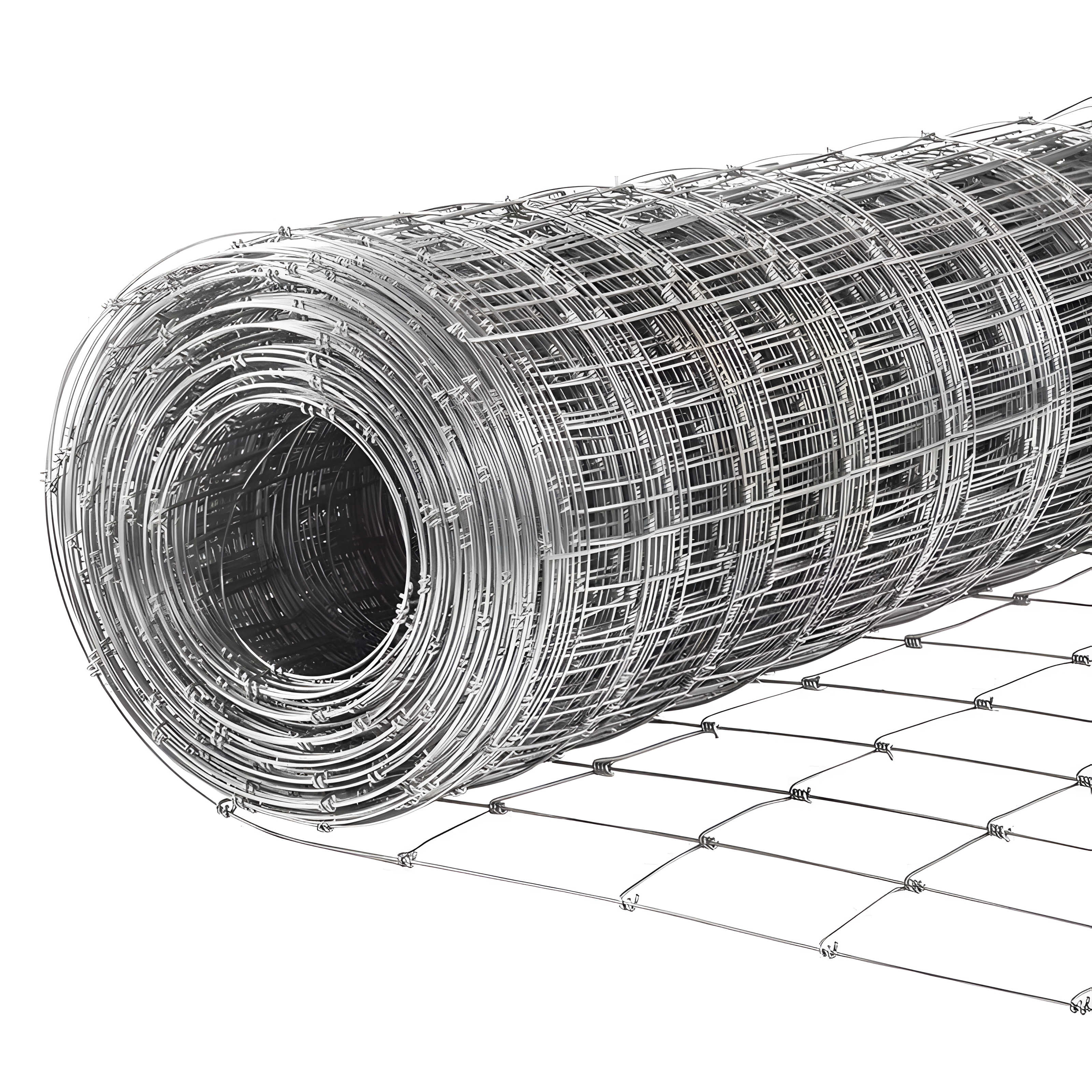Cattle Fence 4 feet x 328 feet - Heavy-duty galvanized wire fence and wire mesh fence, suitable for pigs, goats, sheep, and deer; ideal goat fence, deer fence, livestock pen protection — image 9