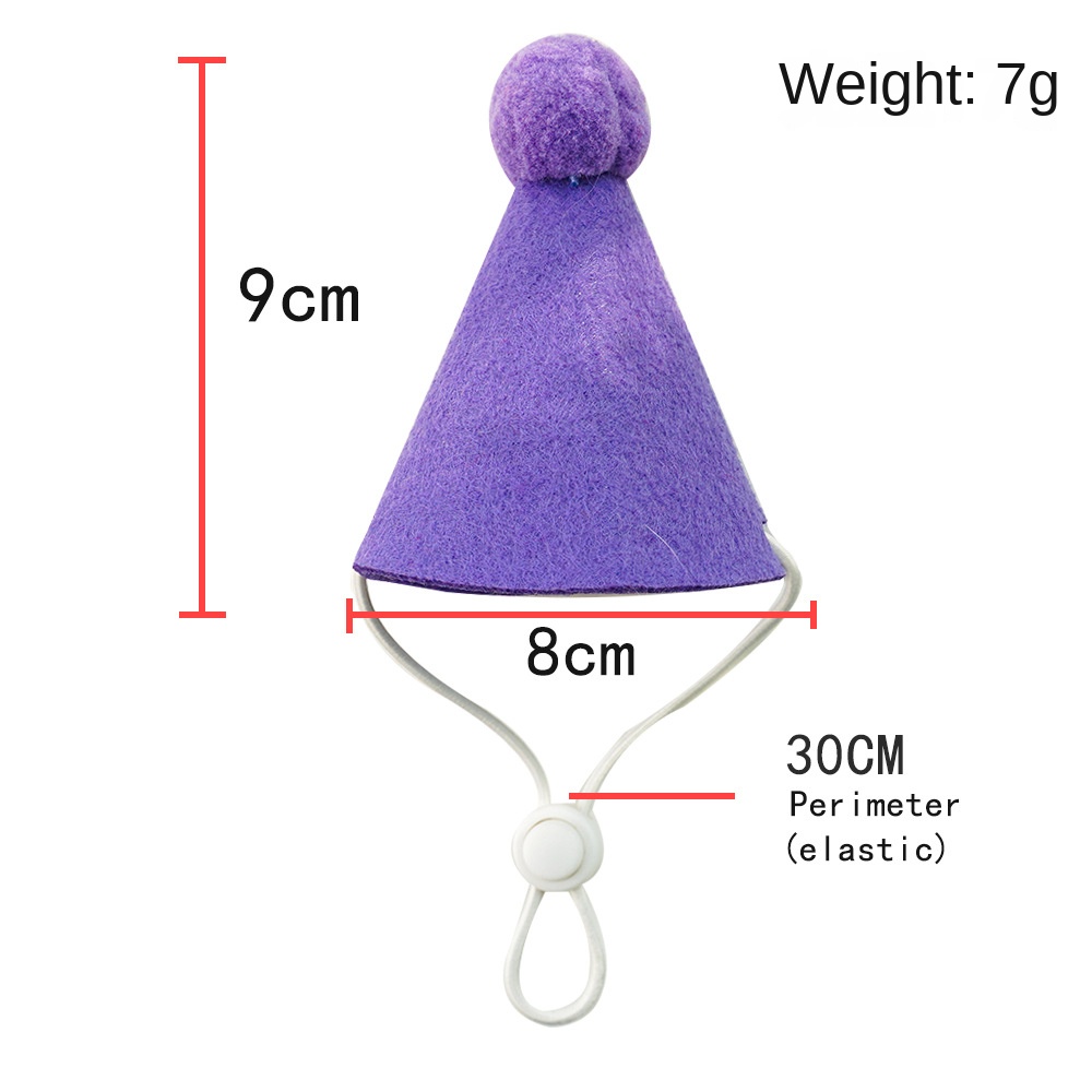 Pet birthday drool scarf cat bib scarf dog cat hat — image 10
