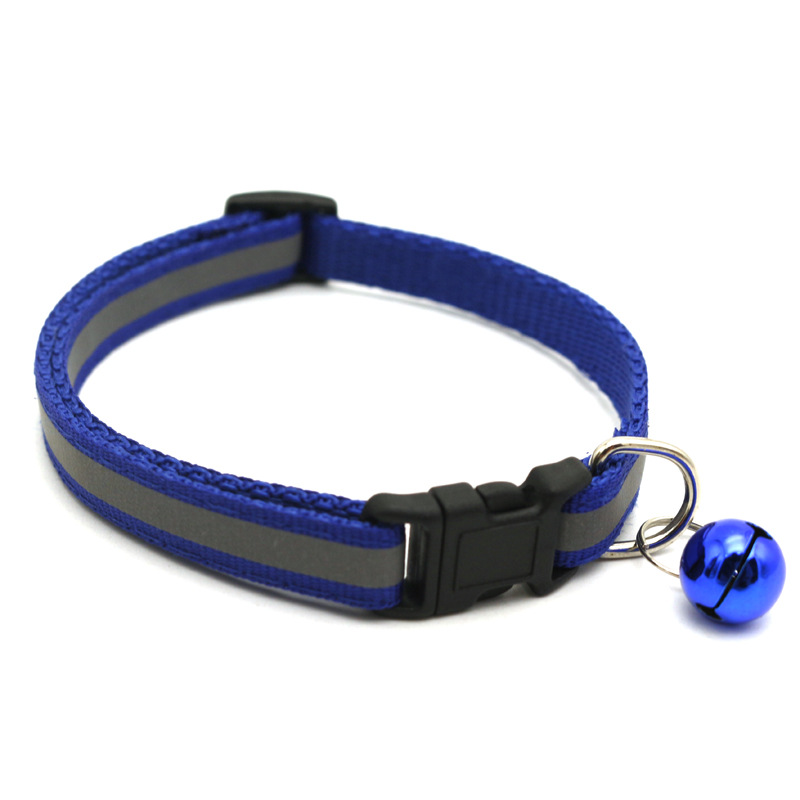 JK Pet Reflective Patch Collar Reflective Cat Dog Collar Bell Collar Pet Luminous Collar — image 13