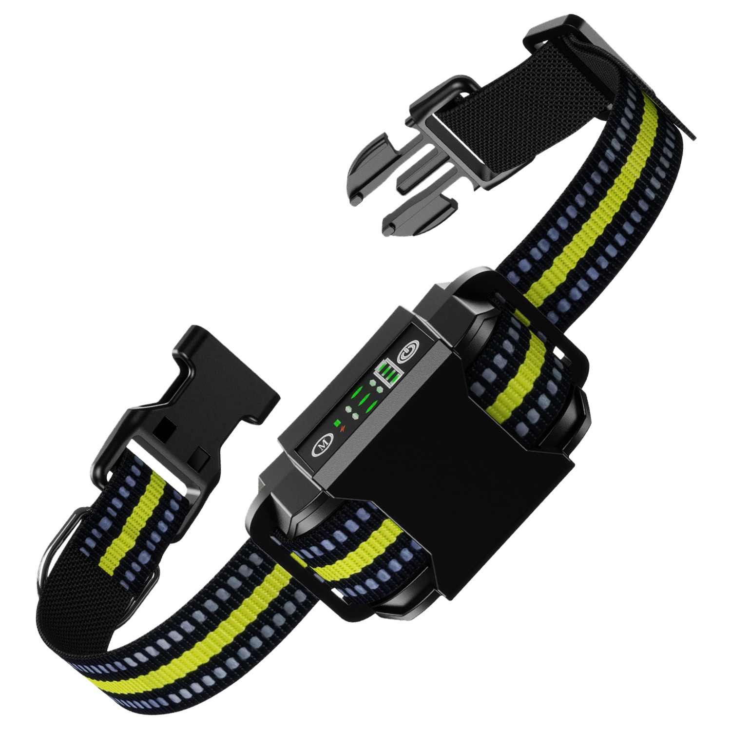 Collar de Silbido para Perros Rechargeable Impermeable Silbido Vibración Estímulo Estático Parada Automática de Ladridos Identificación Inteligente con 6 Modos de Intensidad Doble — imagen 5