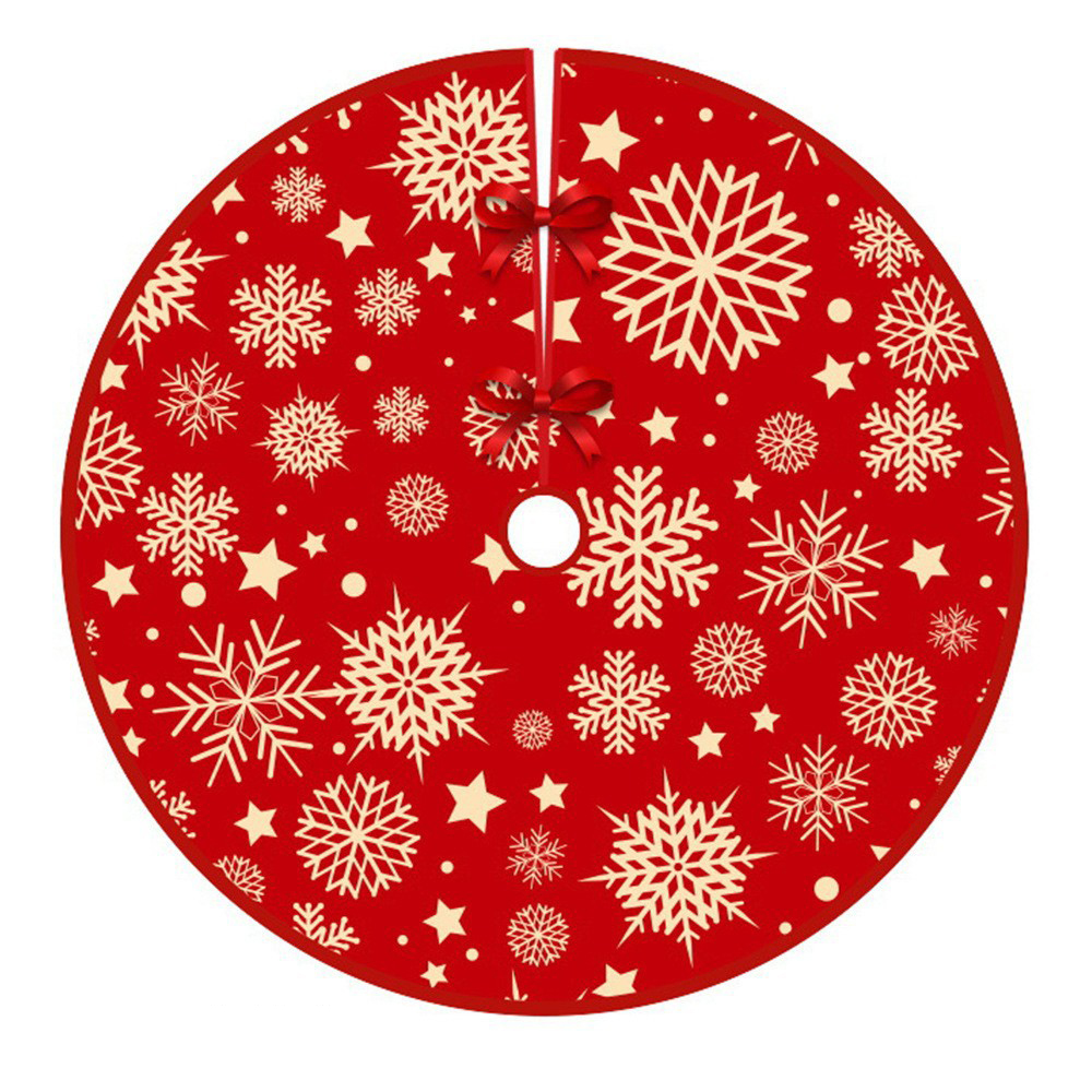New Christmas Tree Skirt Creative Old Man Snowman Elk Pattern Tree Bottom Decoration Christmas Tree Ornaments — image 7