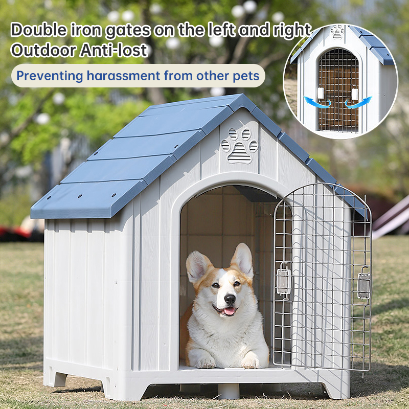 Heavy Duty Outdoor Dog House - 4 Season Insulated Shelter Waterproof & Anti-UV Kennel for All Size Dogs — image 10