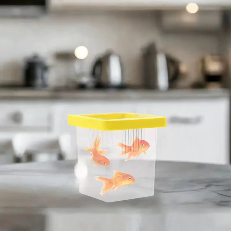 Caja de Incubación y Aislamiento para Pez y Cangrejos Acuáticos - Caja de Cría para Guppies y Larvas Transparente Duradero — imagen 2