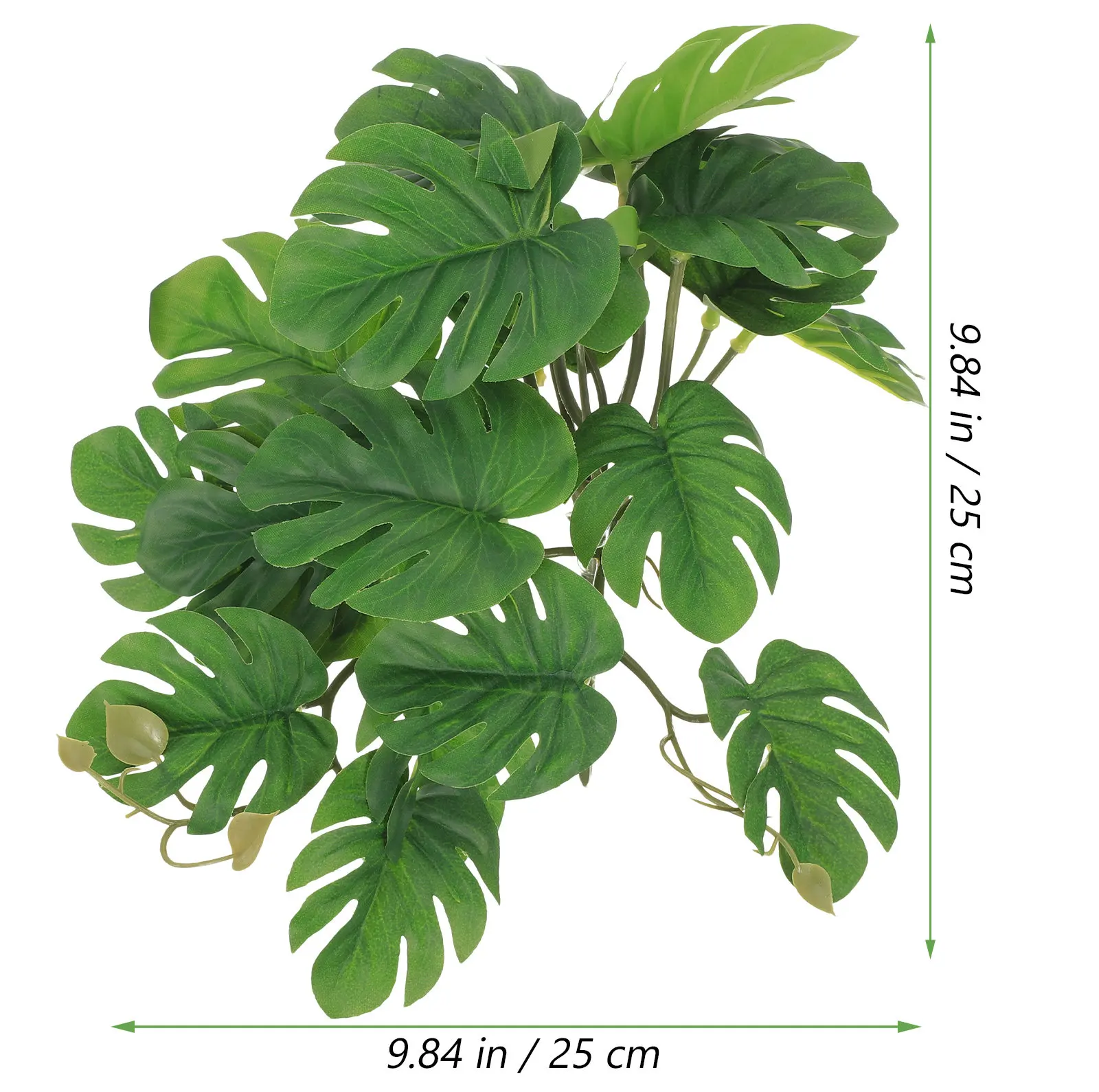 Plantas Artificiales para Terrario Decoración de Planta de Reptil Ornamiento de Acuario — imagen 3