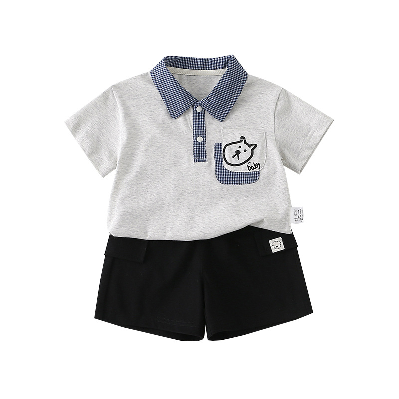 Lightweight Cartoon Dog Short Sleeve Two-Piece Set — image 2