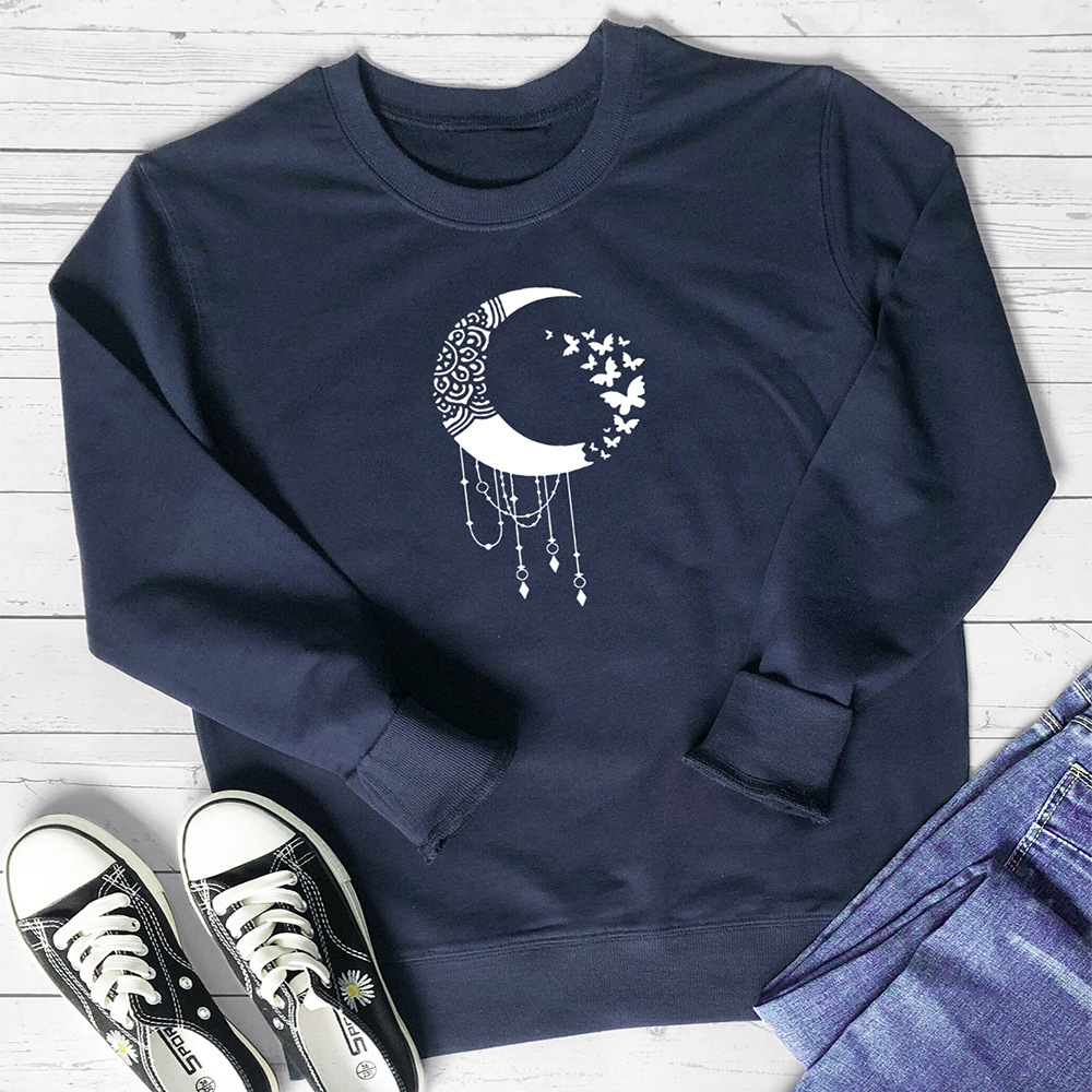 Moon Butterfly Printed Hoodie — image 9