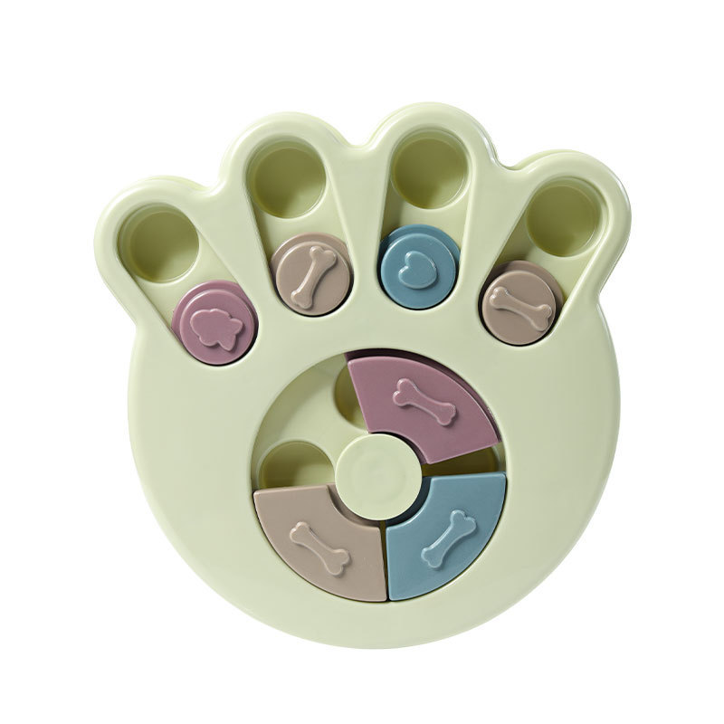 Claw Print Dog Toy Pet Puzzle Slow Food Toy Leakage Plate Training Interactive Slow Food Plate — image 5