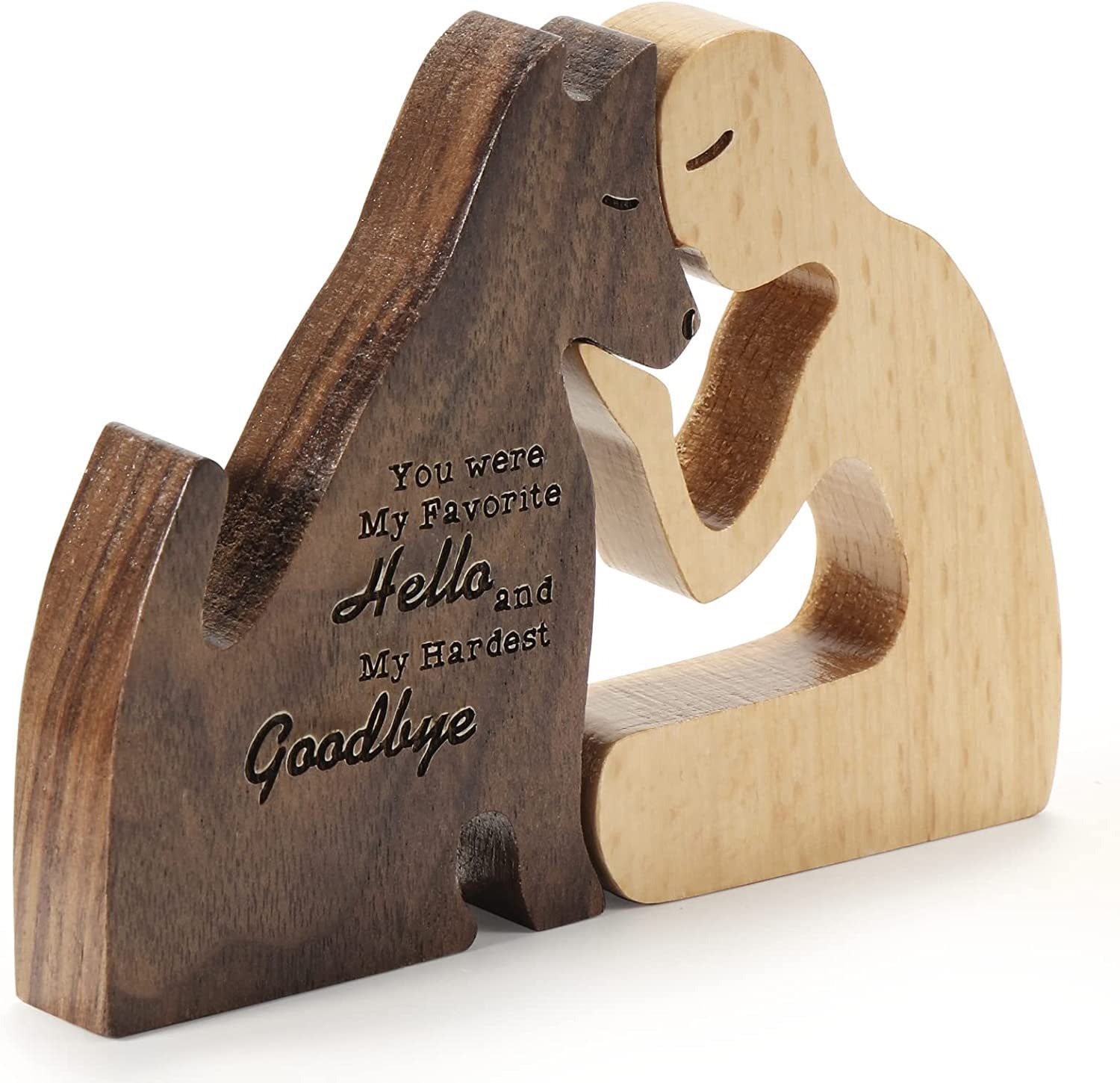 Wooden dog and family member ornaments animal decorations creative desktop decoration custom children toys — image 8