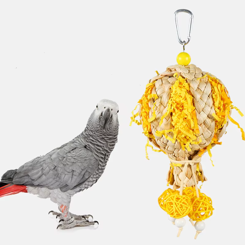 Random Color and Style, Parrot Chewing and Playing Toy, Training and Boredom-Relief Climbing Toy, Specialized Toy for Lovebirds, Cockatiels, and Parakeets — image 1