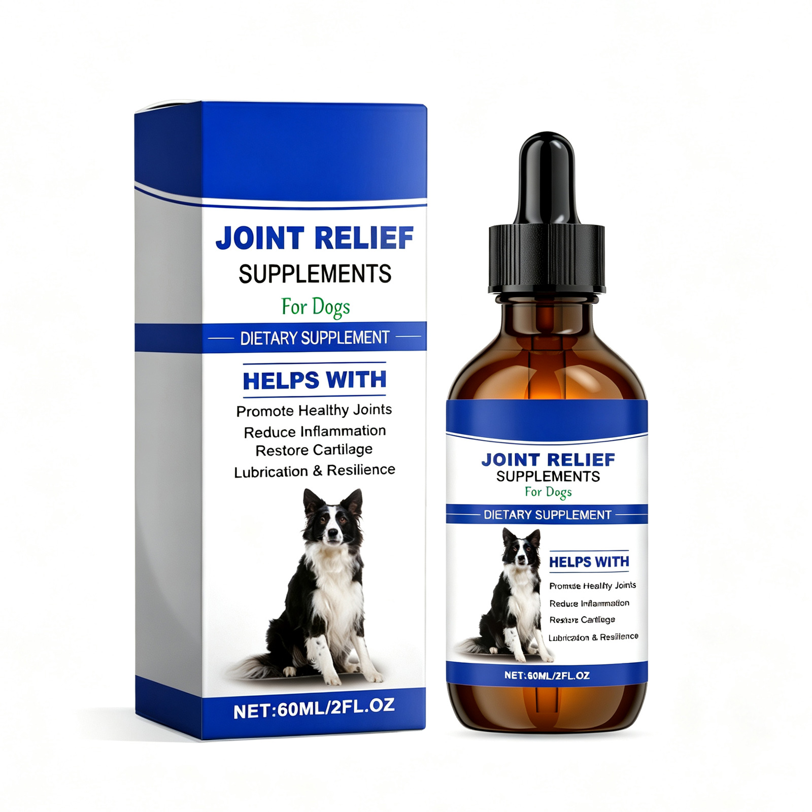Suplementos Líquidos para Alivio de Articulaciones Caninas - Cuidado y Soporte para Todas las Razas, Reduce el Dolor Articular, La Inflamación y Mejora la Movilidad — imagen 1