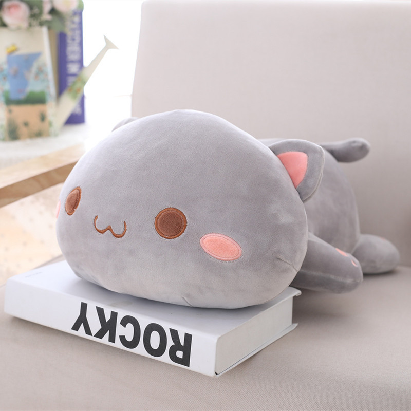 Gift Manufacturers Toys Plush Toys Black Cat New Doll Cute White Cat Girlfriend — image 3