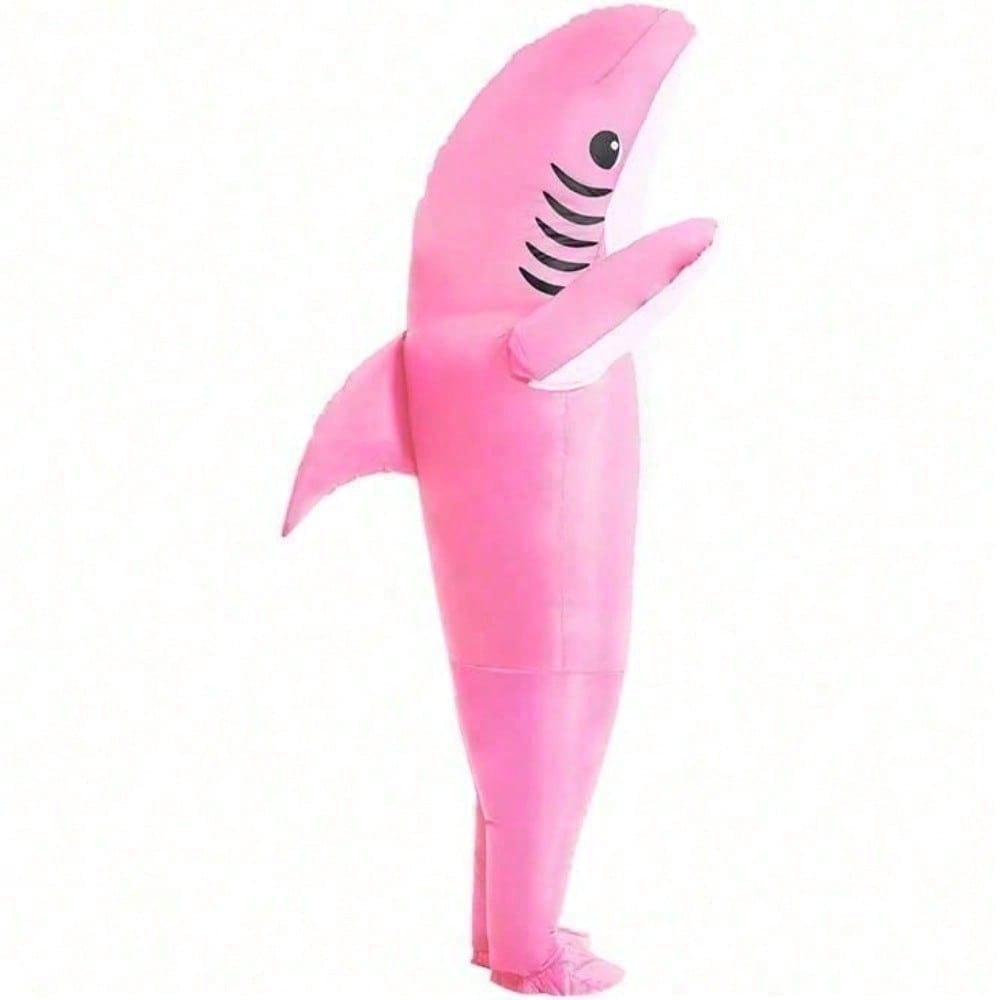 Regalo Perfecto para San Valentín, Disfraz de Tiburón Inflable, Ropa de Hilo para Fiesta de Halloween y Cumpleaños — imagen 14