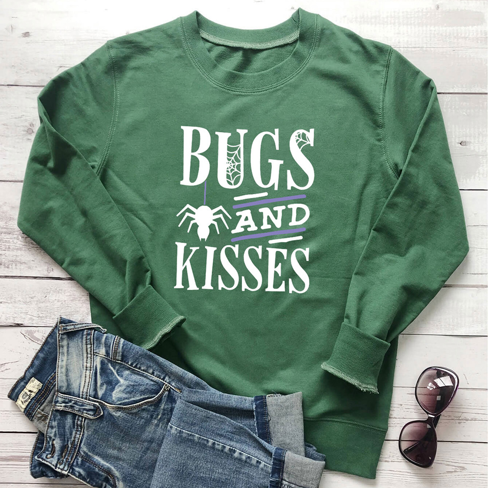 Spider print round neck long sleeved sweatshirt — image 6