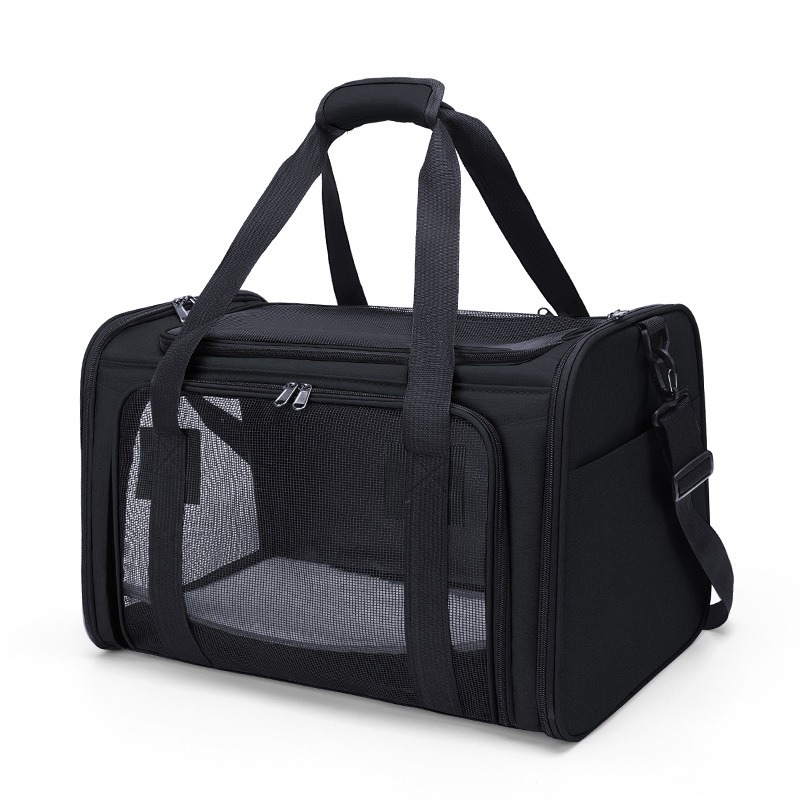 Mochila Portátil para Gatos Ligera Fácil de Transportar Bolsa de Viaje para Mascotas Transpirable Mochila para Gatos Plegable — imagen 7