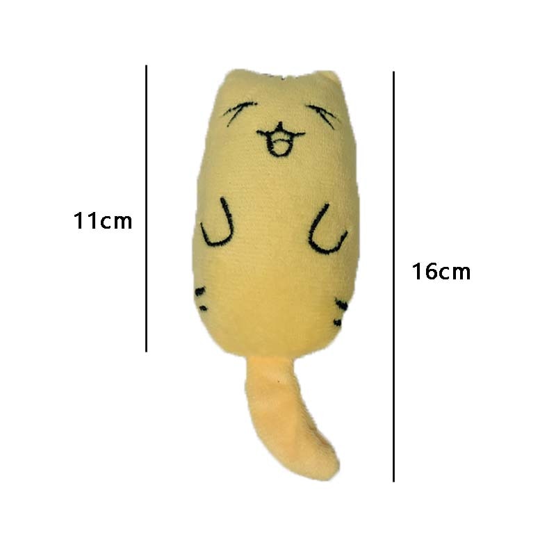 Juguetes de Pepino para Gatos que Mastican, Interactivos y Divertidos, Juguetes de Peluche con Garras y Sonido para Gatas y Kitten — imagen 19