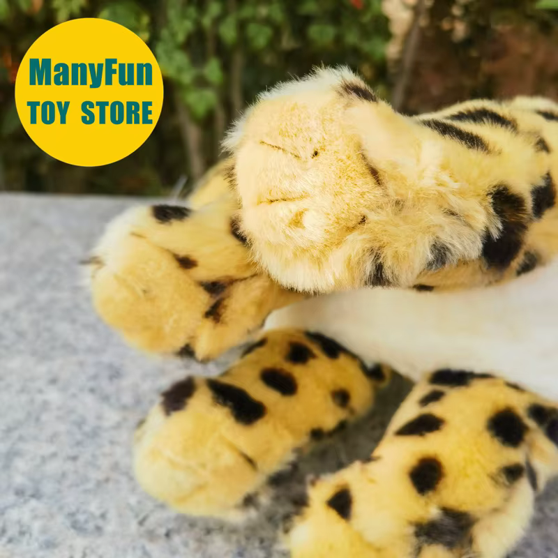 Osito de Leopardo Realista con Manchas: Peluche de León y Tigre del Desierto para Amantes de los Felinos — imagen 6