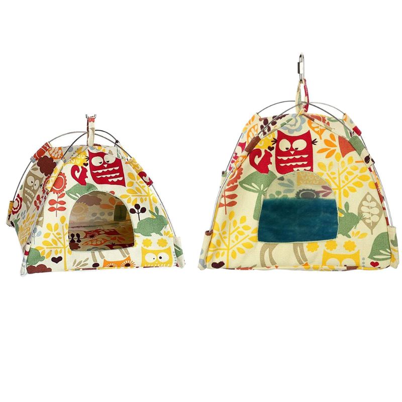 New Hanging Canvas Parrot Tent Bird Cage Pet Universal Bird Tent Hammock Small Pet Nest — image 6