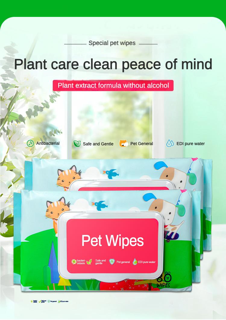 Limpieza para Perros y Gatos: Toallitas Hidratantes Sin Fragancia, Basadas en Plantas, Fáciles de Usar, Hiposensibles — imagen 8
