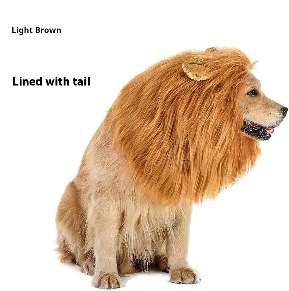 King Of The Jungle Pet Funny Lion Head Cover — image 3
