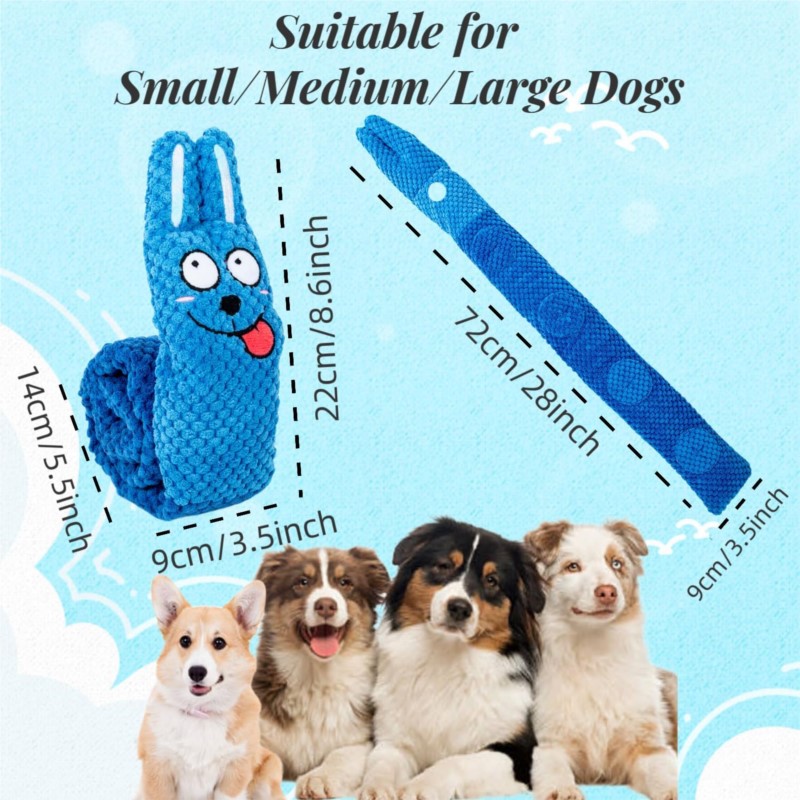 Juguetes de Rompecabezas Interactivos para Perros con Sonido, Juguetes Plush Inteligentes, Manta de Olfateo y Capacitación de Instinto para Cachorro, Juegos de Inteligencia Canina para Puppies — imagen 2