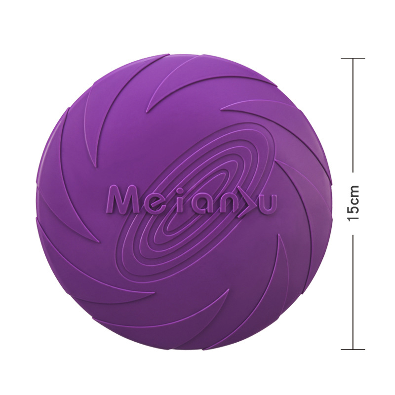 Meianju Dog Frisbee Pet Toys Interactive Toys Pet Frisbee Floating Bite resistant Retrieving Training — image 17