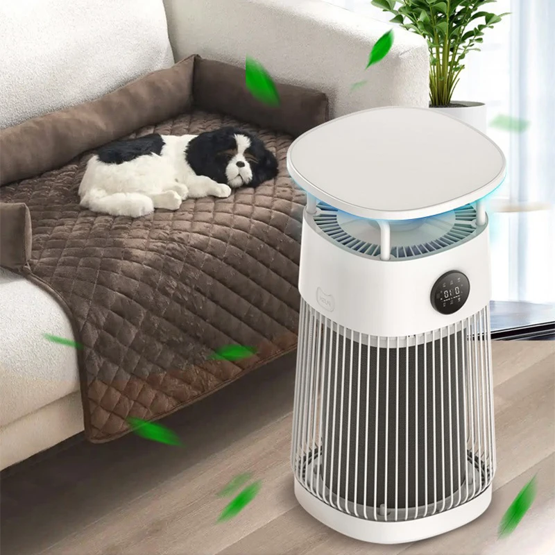 Pet cats use air purifiers to suck cat fur remove odors allergens sterilize and disinfect — image 6