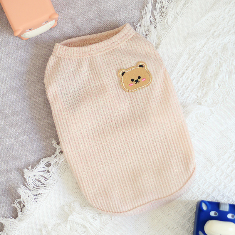 Thin Sleeveless Vest Small Dog Teddy Pomeranian Bears Pet Cat Dog Clothes — image 7