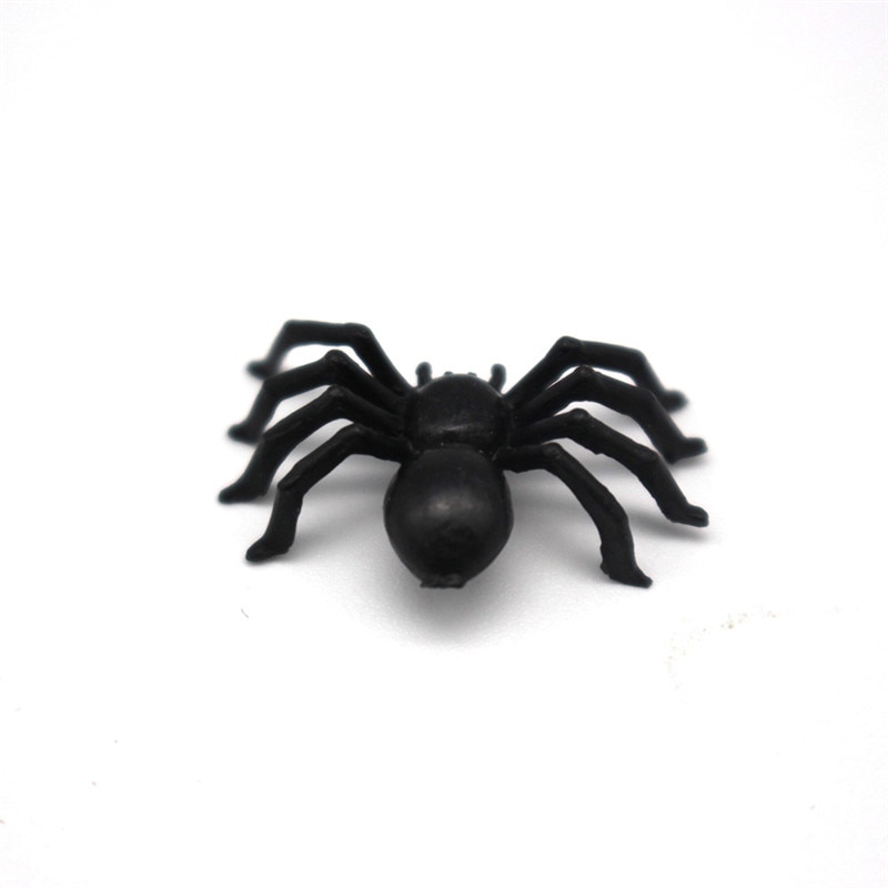 Plastic Black Spider Trick Toy Halloween Haunted House Prop Decorations Christmas Children's Day Gift — image 4