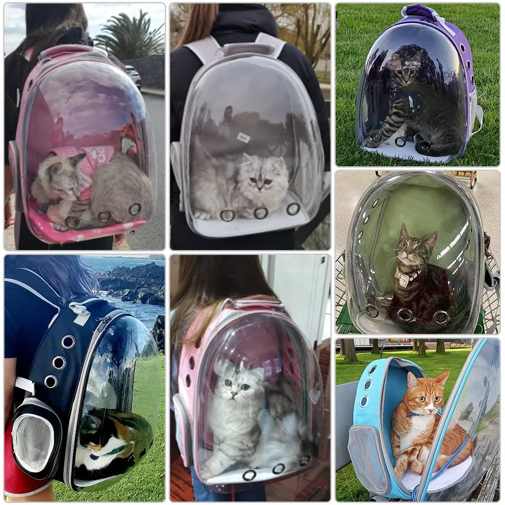 Porta Mascotas Bolsas de Viaje para Gatos y Perros Pequeños Bolsillo Transitable con Ventilación para Transportar Mascotas en Autobús, Avión o Coche — imagen 4