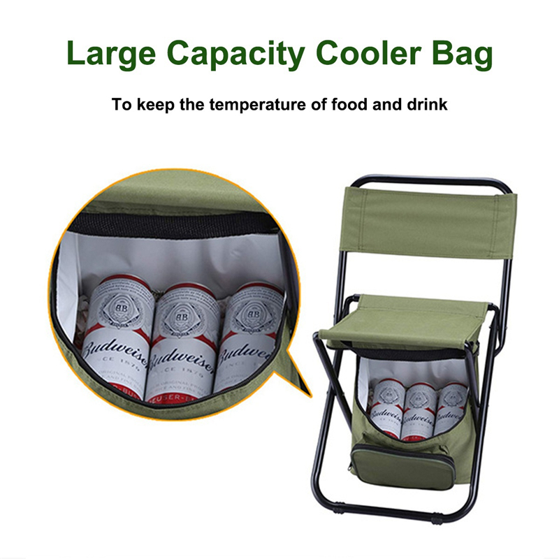 Fishing Chair Movable Refrigerator Keep Warm Cold Portable Folding Beach Chair — image 5