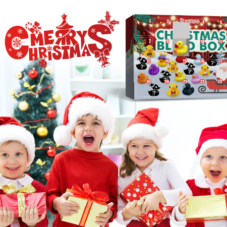 Calendario de Navidad Dowmoo con Ganso de Borracha en Caja Ciega 24 Cuadrículas Juguetes Creativos para Regalos — imagen 5