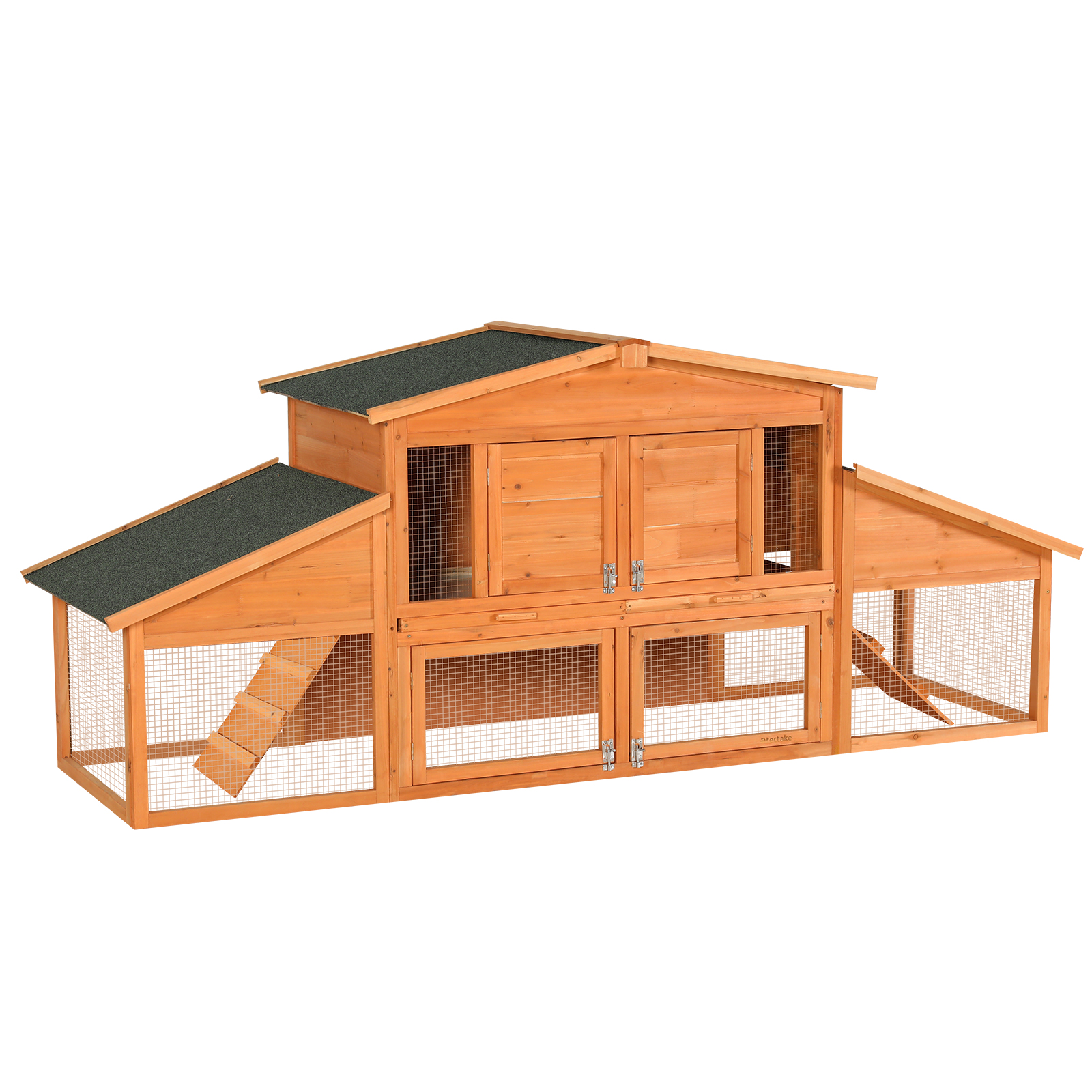 Extra-large Wooden Rabbit House, Chicken Coop, Outdoor Unit That Can Be Easily Assembled And Stable, Indoor With Cleaning Tray And Waterproof Roof, Suitable For Small And Medium-sized Rabbits And Chic — image 1