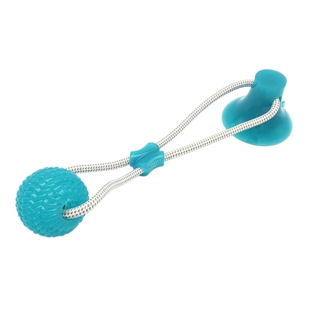 Interactive fun Pet toy with suction cup dog push toy with TPR ball Pet Tooth Cleaning, Chewing, Playing, IQ Treat Ball Puppy Toys — image 6