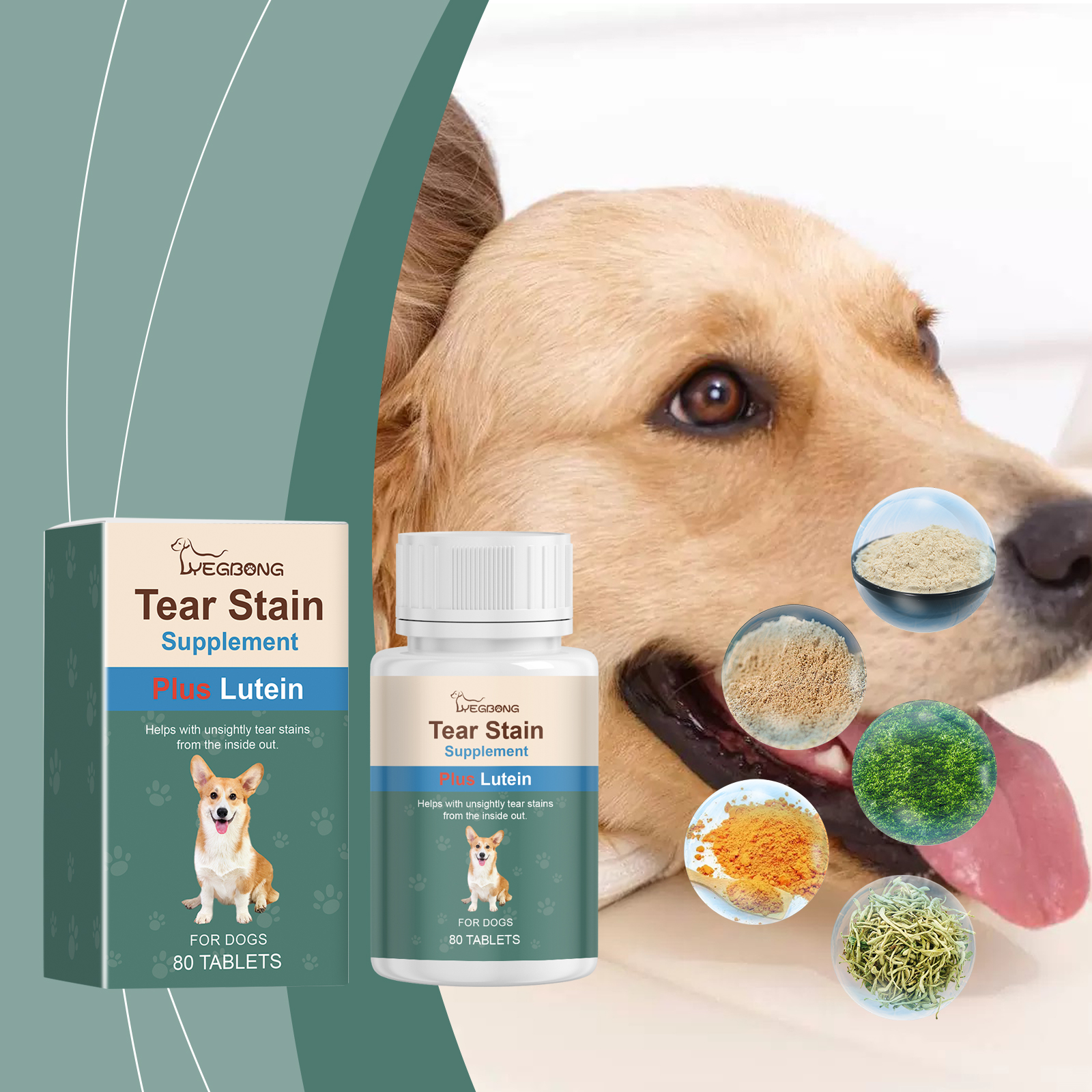 Tear-Stained Eye Care Tablet For Dogs To Gently Clean Tear-Stained Eye Stains For Pet Dogs — image 4
