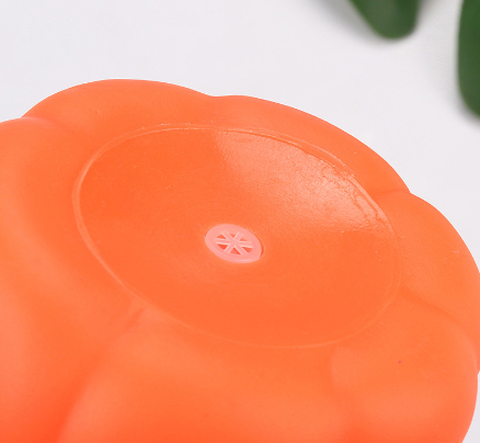 Halloween Pumpkin Toy for Pets - Interactive Rubber Toy with Sound for Dogs to Chew and Play — image 4