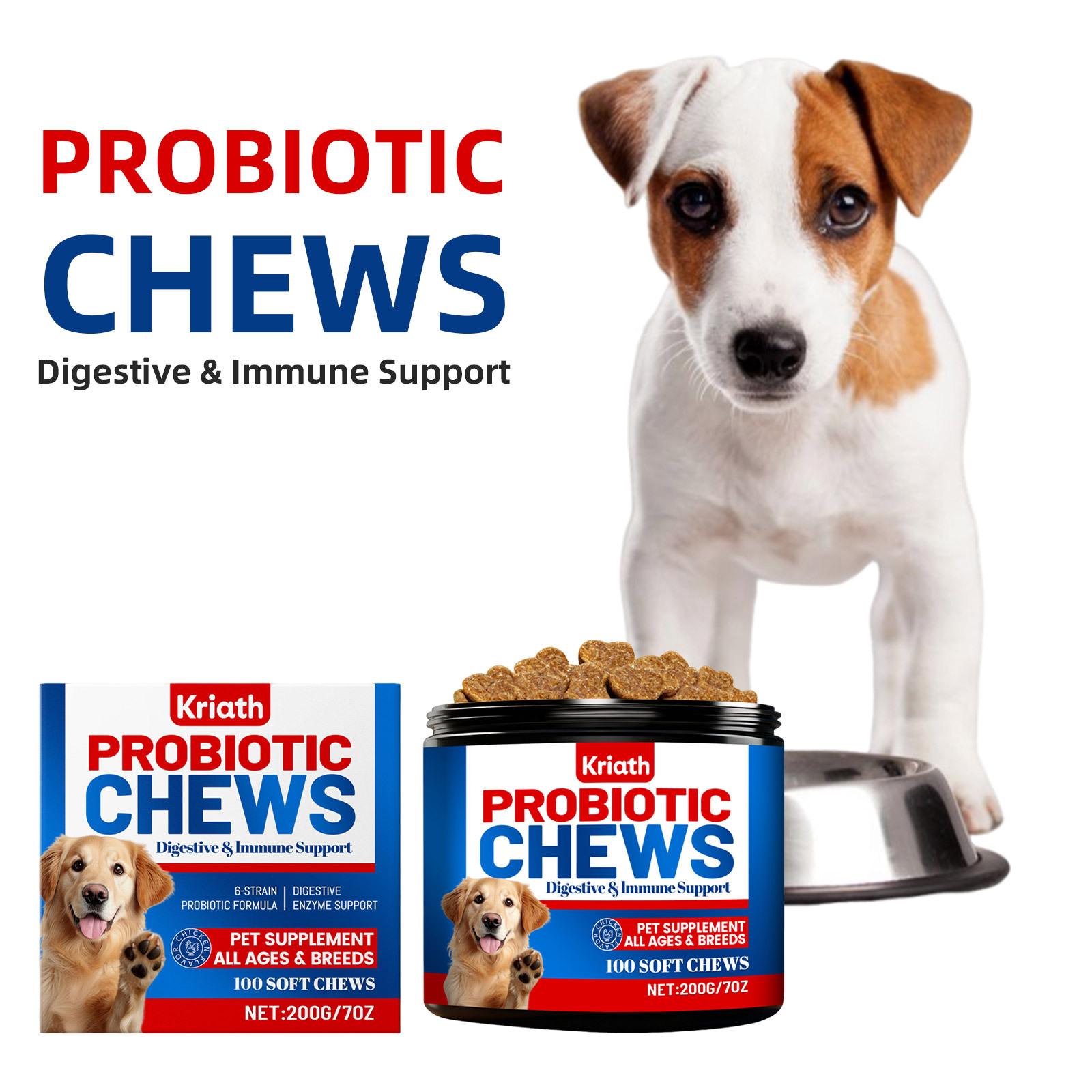Probióticos para perros en forma de granulados suaves — imagen 2