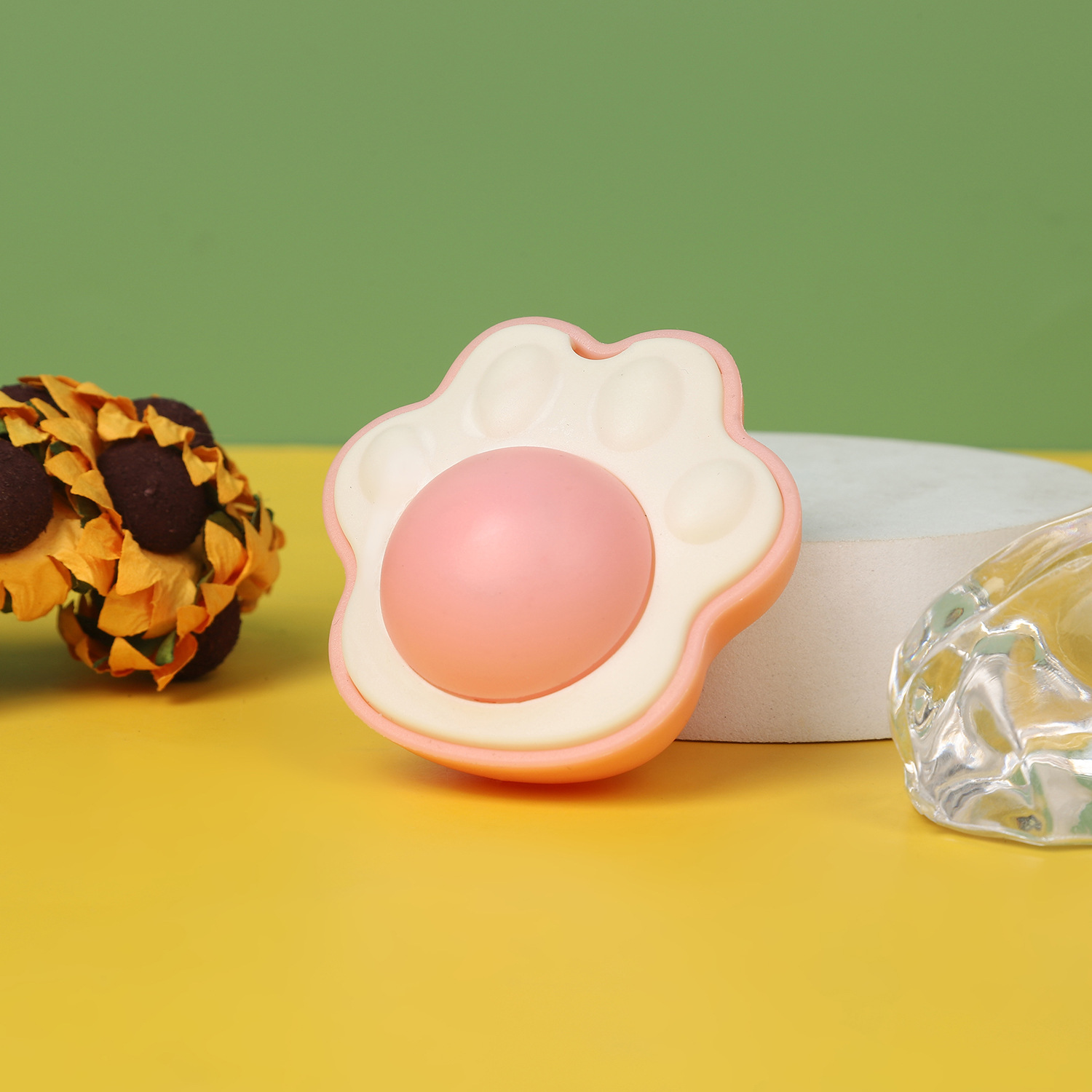 Cat Toy Wood Polygonum Gall Fruit Taste Gall Cat Paw Licking Music Tooth Grinding Cat Licking Mint Ball — image 6