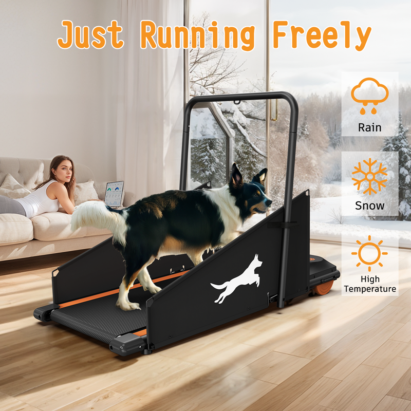 Dog Treadmill Small Dogs - Dog Treadmill For Medium Dogs - Dog Pacer Treadmill For Healthy & Fit Pets - Dog Treadmill Run Walk — image 6